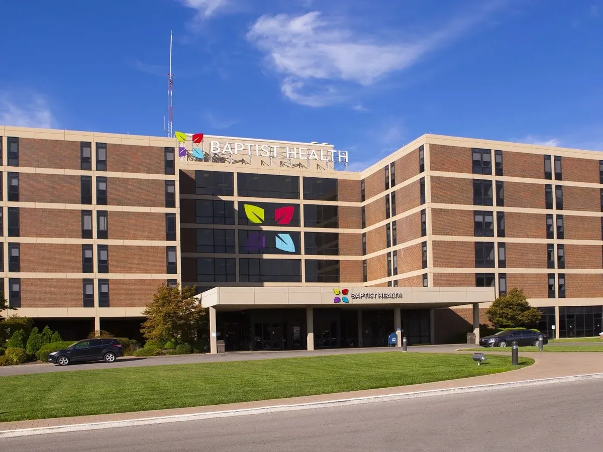 Baptist Health Deaconess Madisonville hospital exterior in Madisonville, Kentucky.