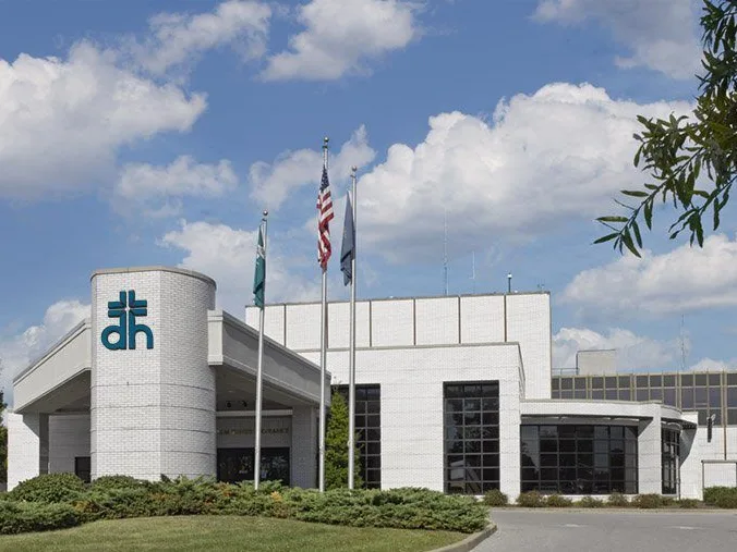 Deaconess Henderson Hospital exterior in Henderson, Kentucky.
