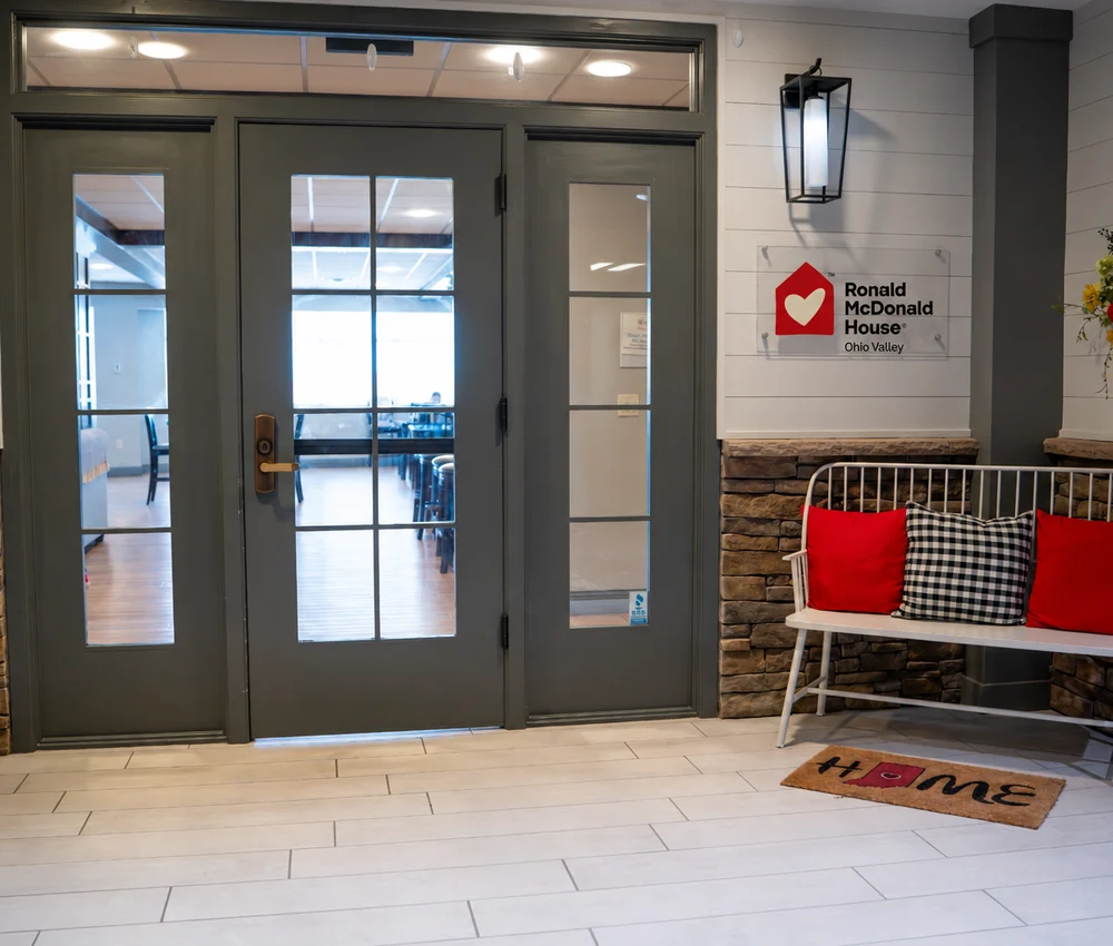 Gateway House entrance at Deaconess Gateway in Newburgh, Indiana.